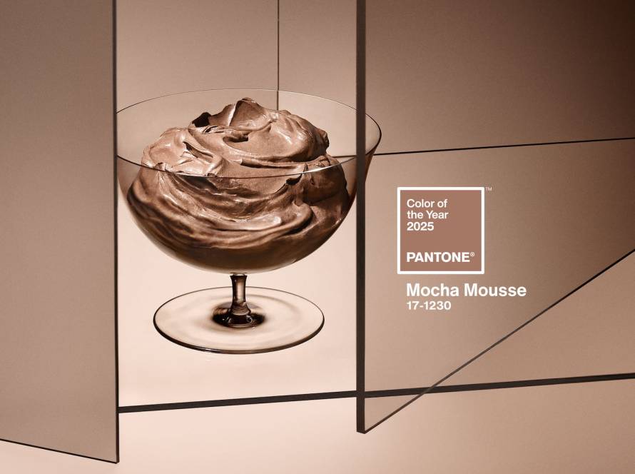 Pantone anuncia a Cor do Ano 2025 - Mocha Mousse